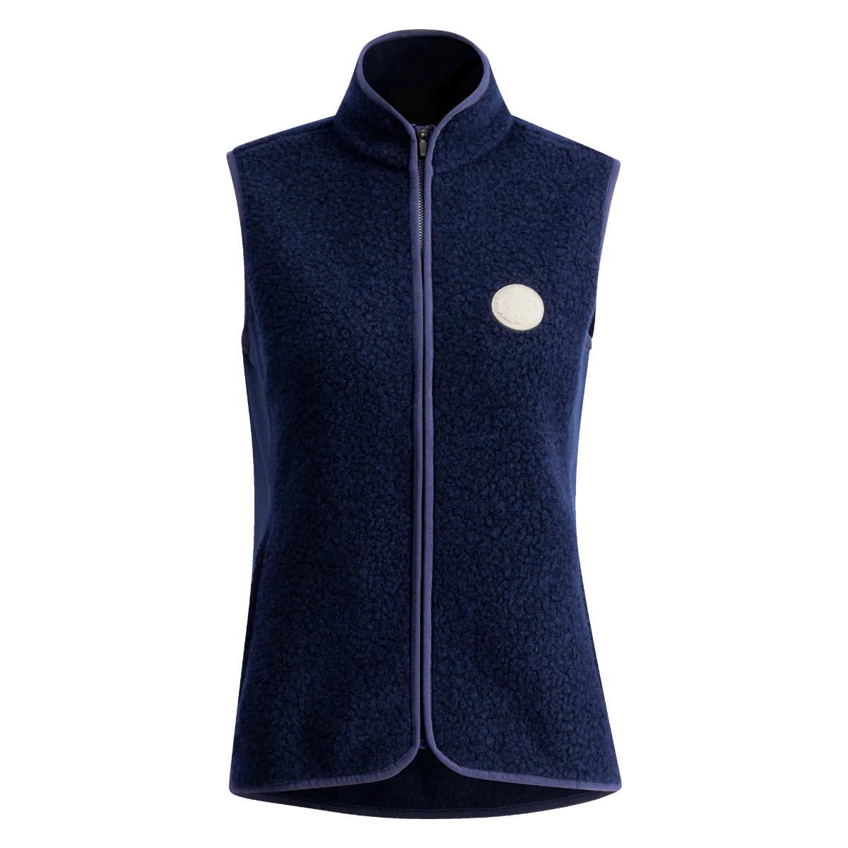 WOOL PILE VEST W