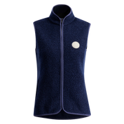 WOOL PILE VEST W