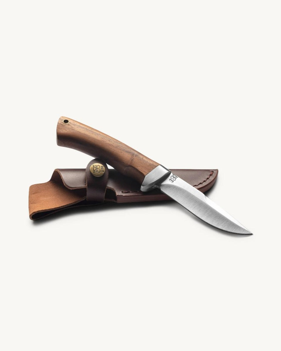 HALLINGSKARVET KNIFE W/ LEATHER SHEATH