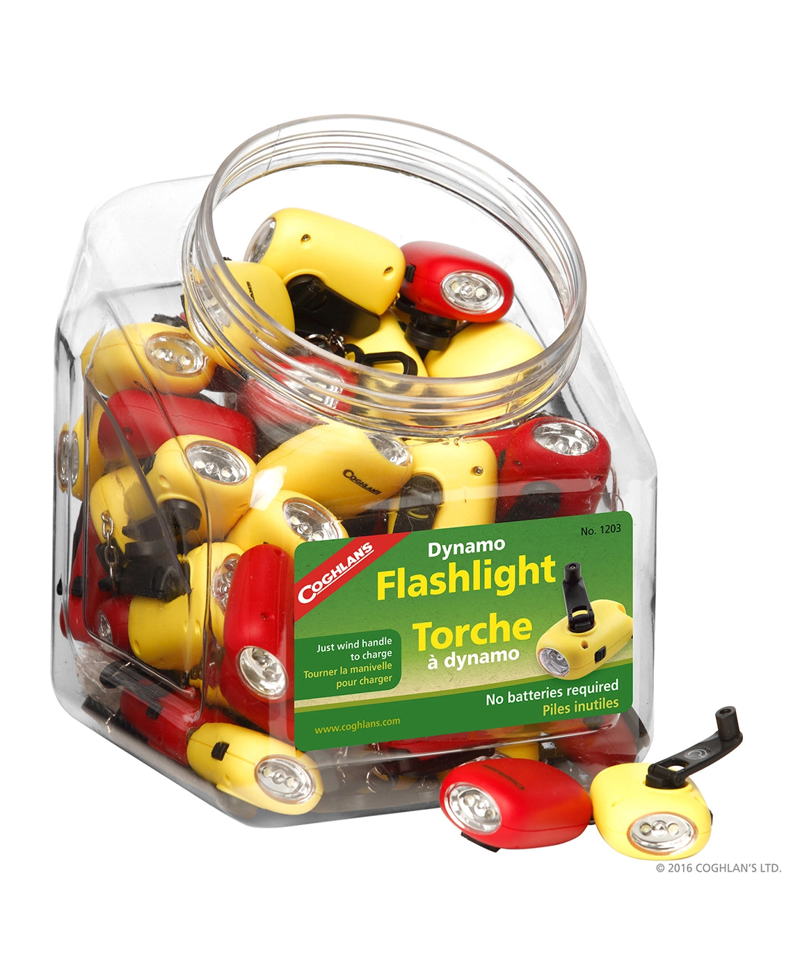 BOWL OF DYNAMO FLASHLIGHTS