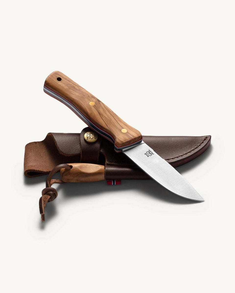 FEMUNDEN KNIFE W/ LEATHER SHEATH