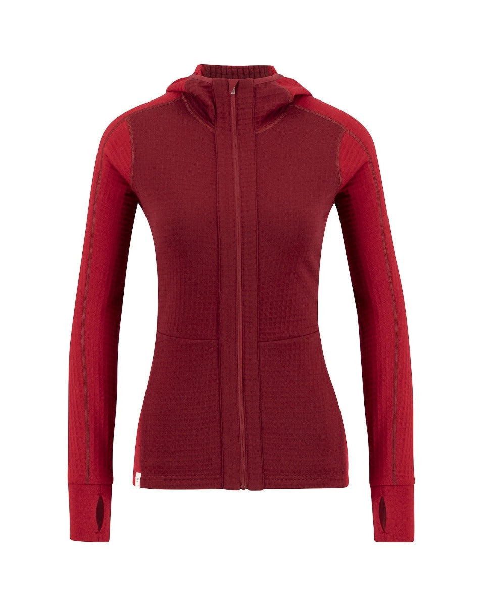 PEAK FIELD HOODED FULL ZIP MIDLAYER WOMENS