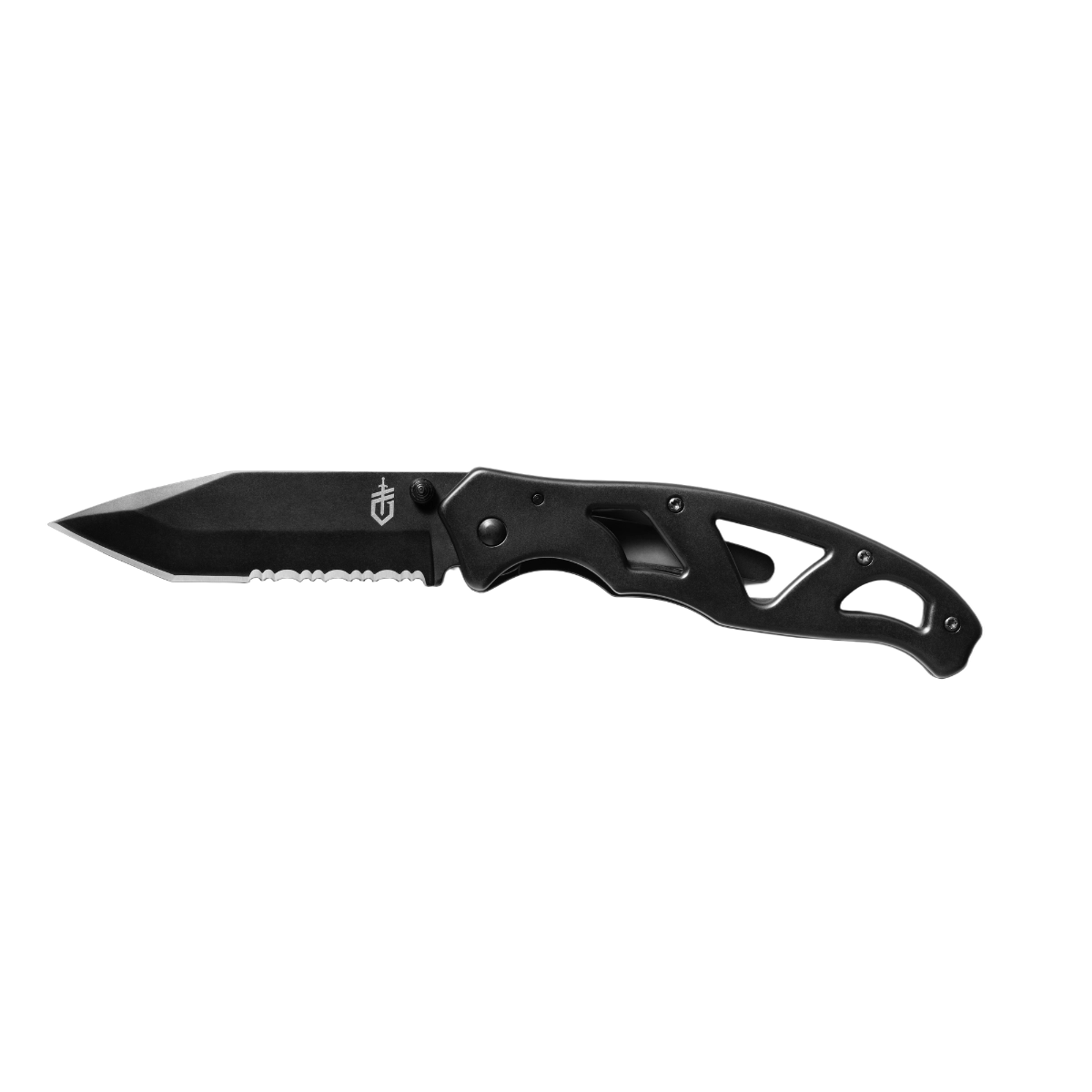 PARAFRAME II TANTO BLK FOLDER SERRATED