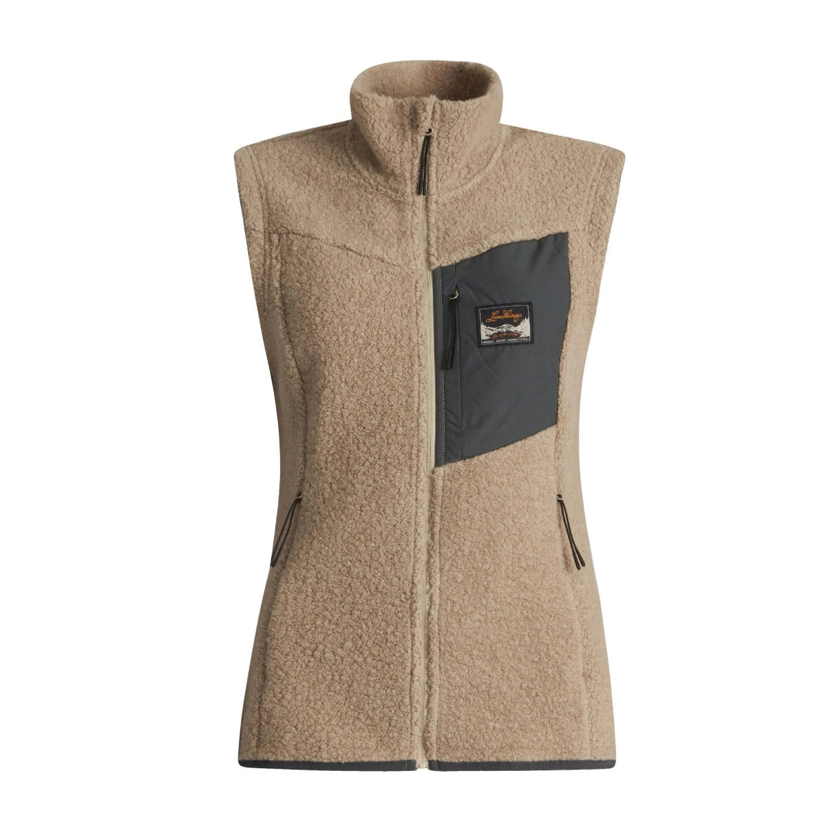 FLOK WOOL PILE VEST W