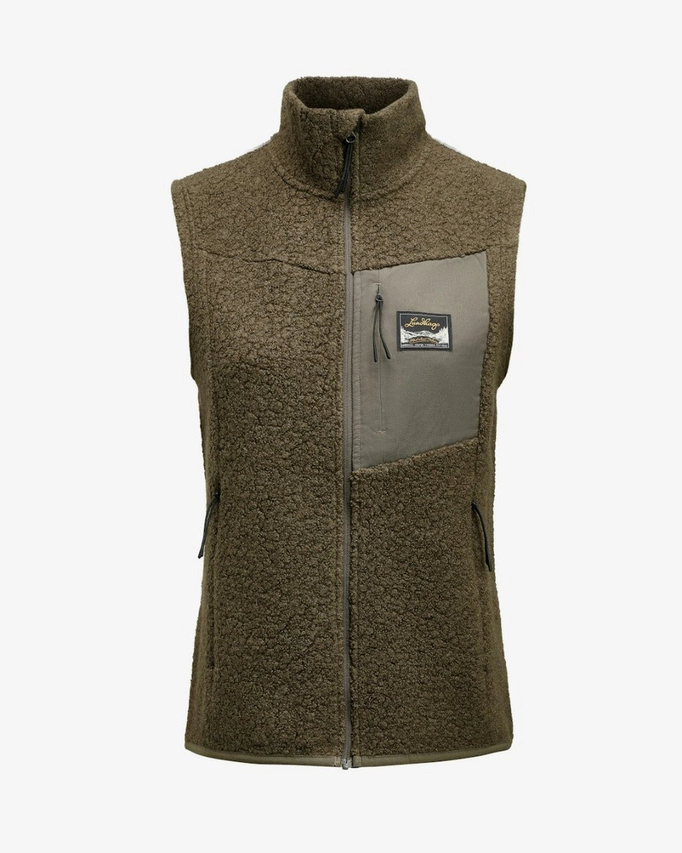 FLOK WOOL PILE VEST W