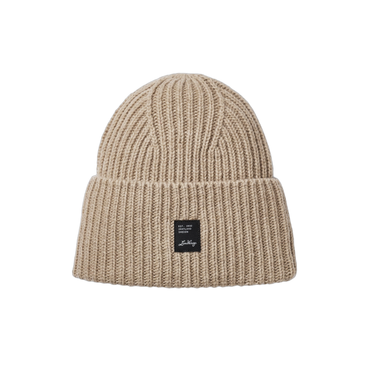 KNITTED WOOL BEANIE