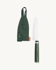 SKARVET SMARAGD SANTOKU GRØNTSAGSKNIV