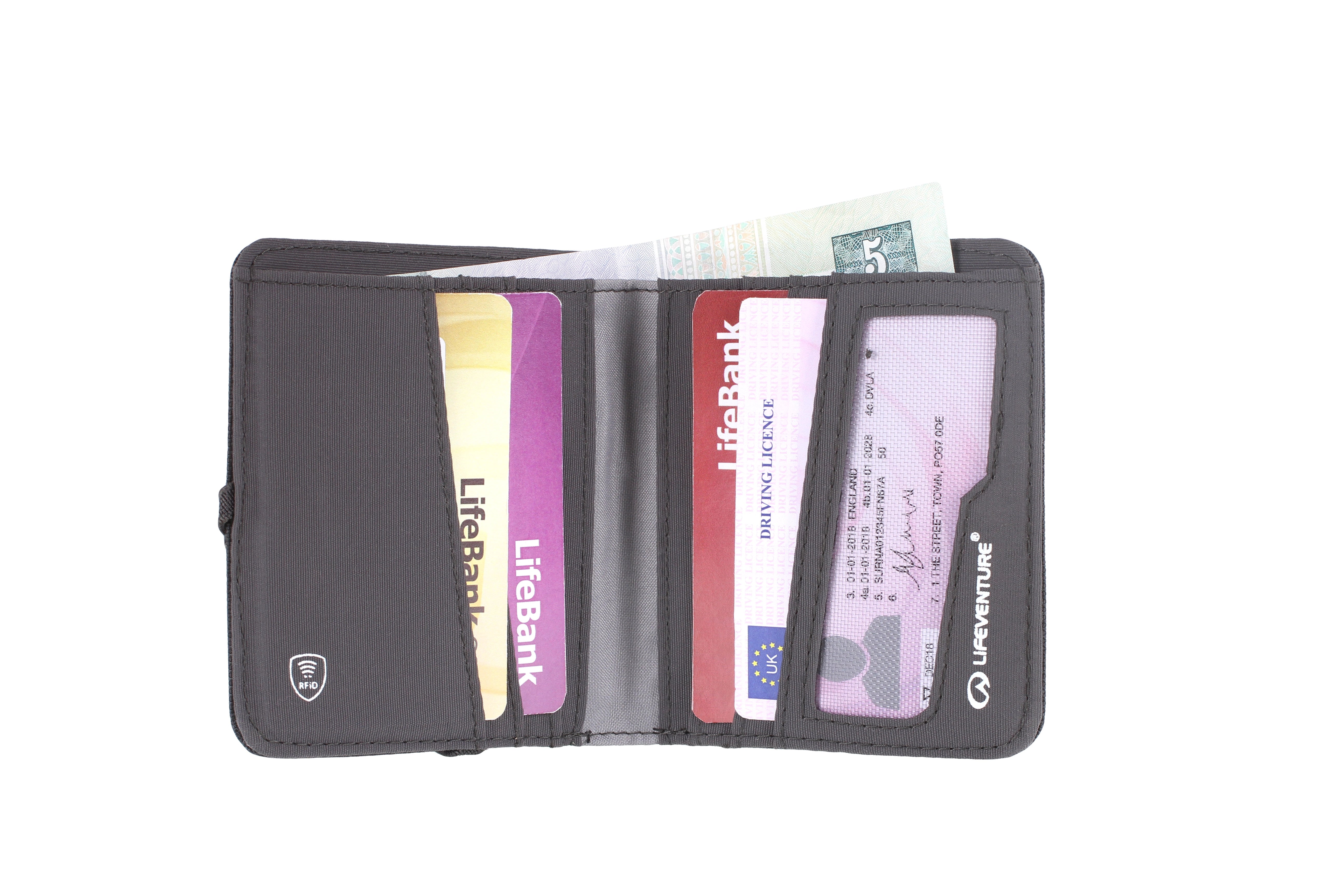 RFID COMPACT WALLET RECYCLED