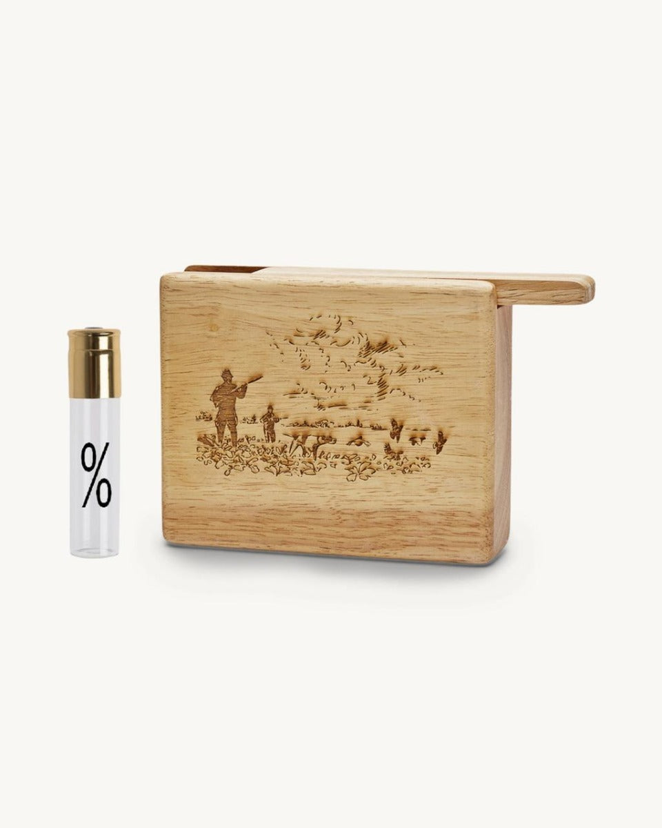 LERKA WOODEN SCHNAPPS BOX