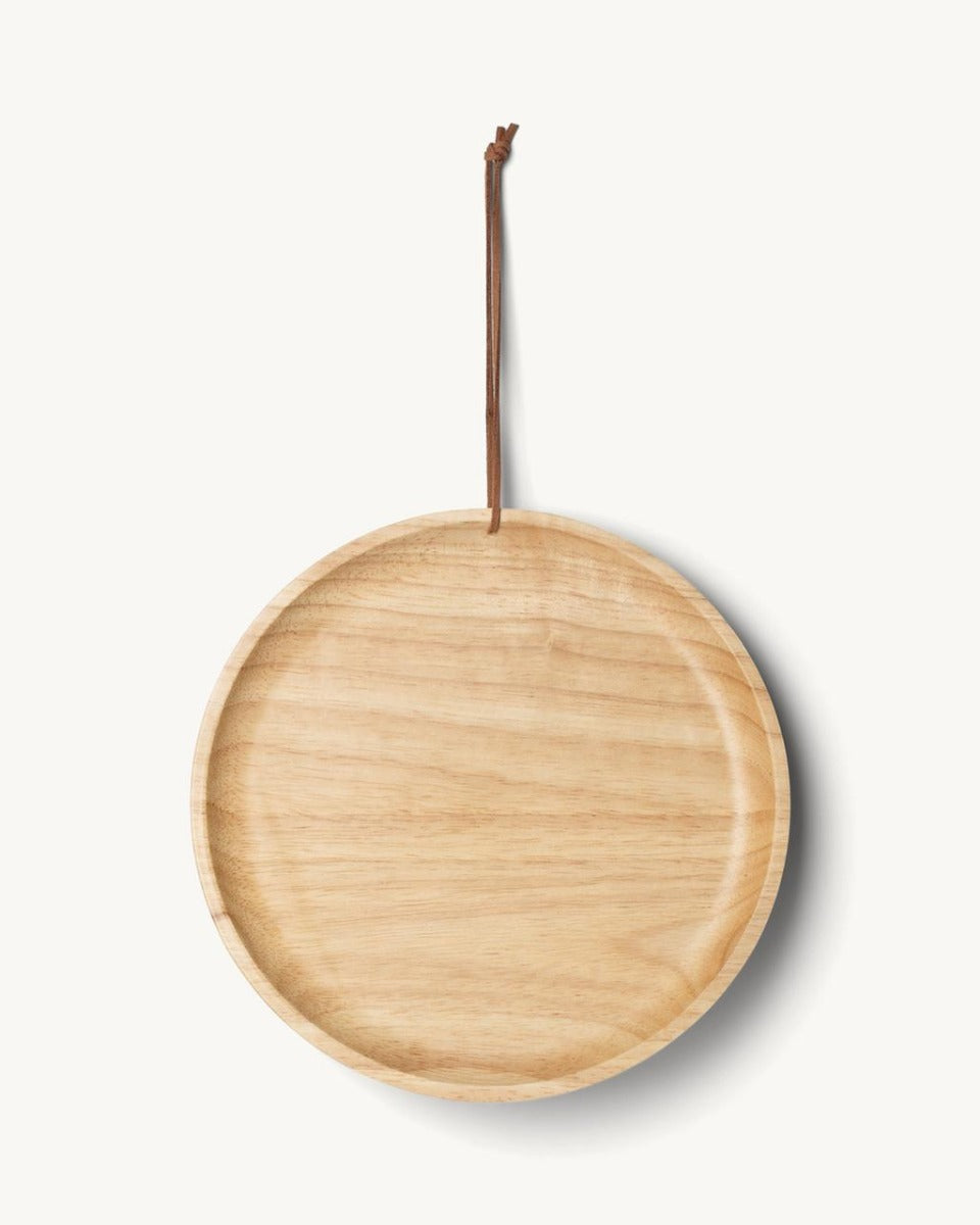 BREAKFAST WOODEN PLATE 20 CM