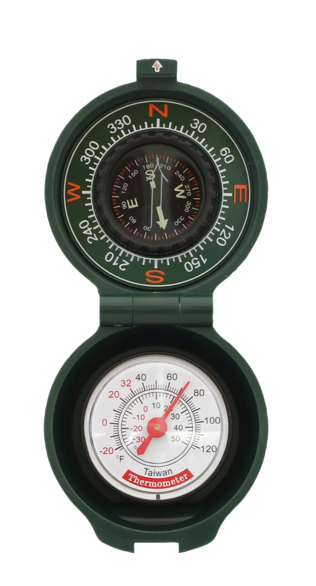 KOMPAS MED TERMOMETER