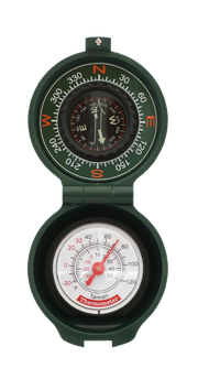 KOMPAS MED TERMOMETER