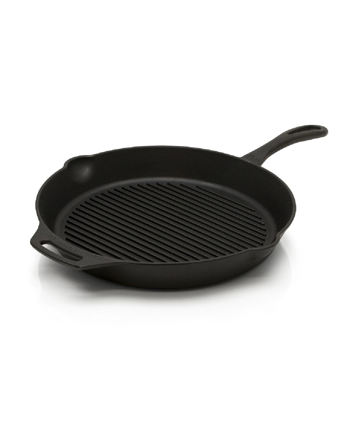 GRILL FIRE SKILLET WITH ONE PAN HANDLE