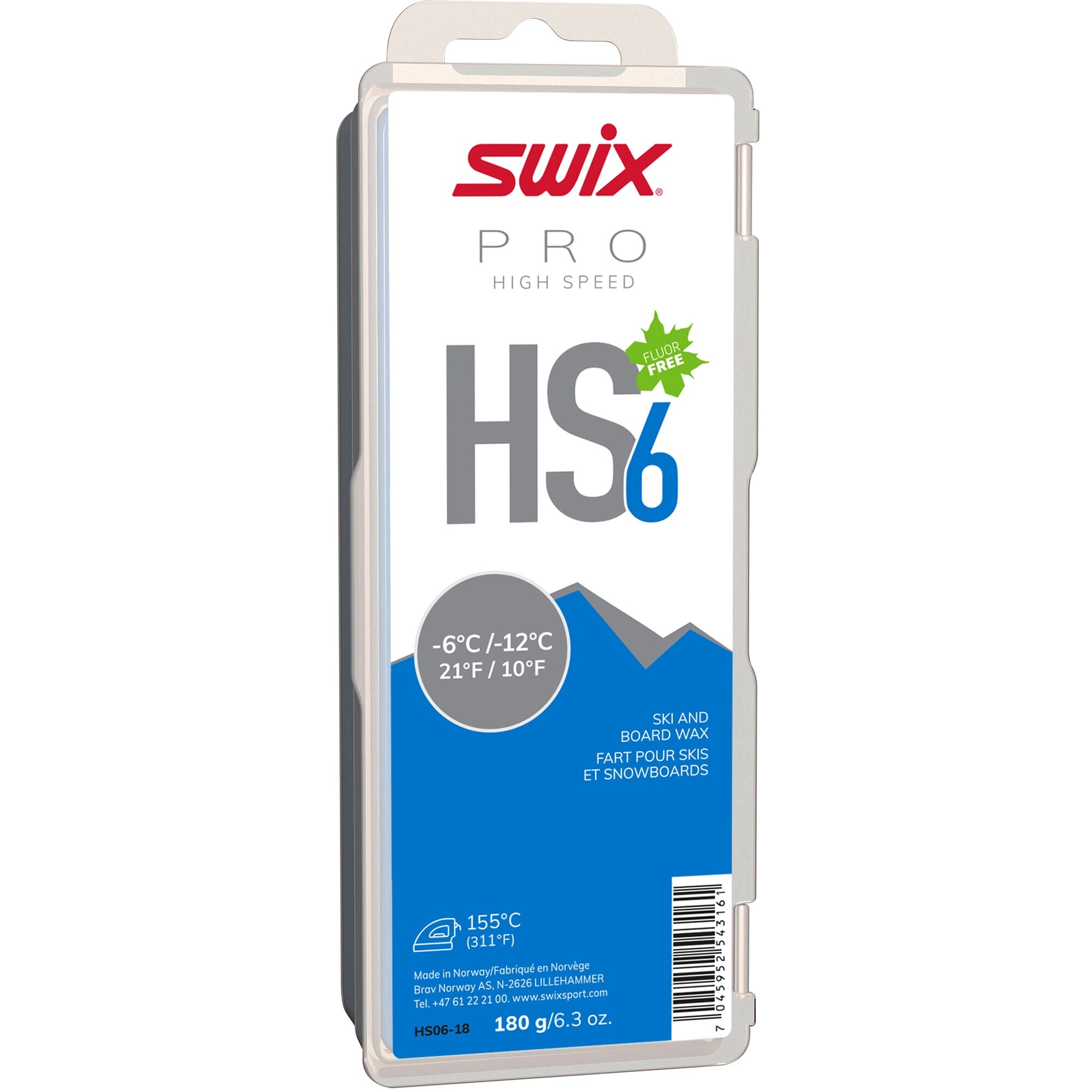 HS6 BLUE, -6°C/-12°C, 180G