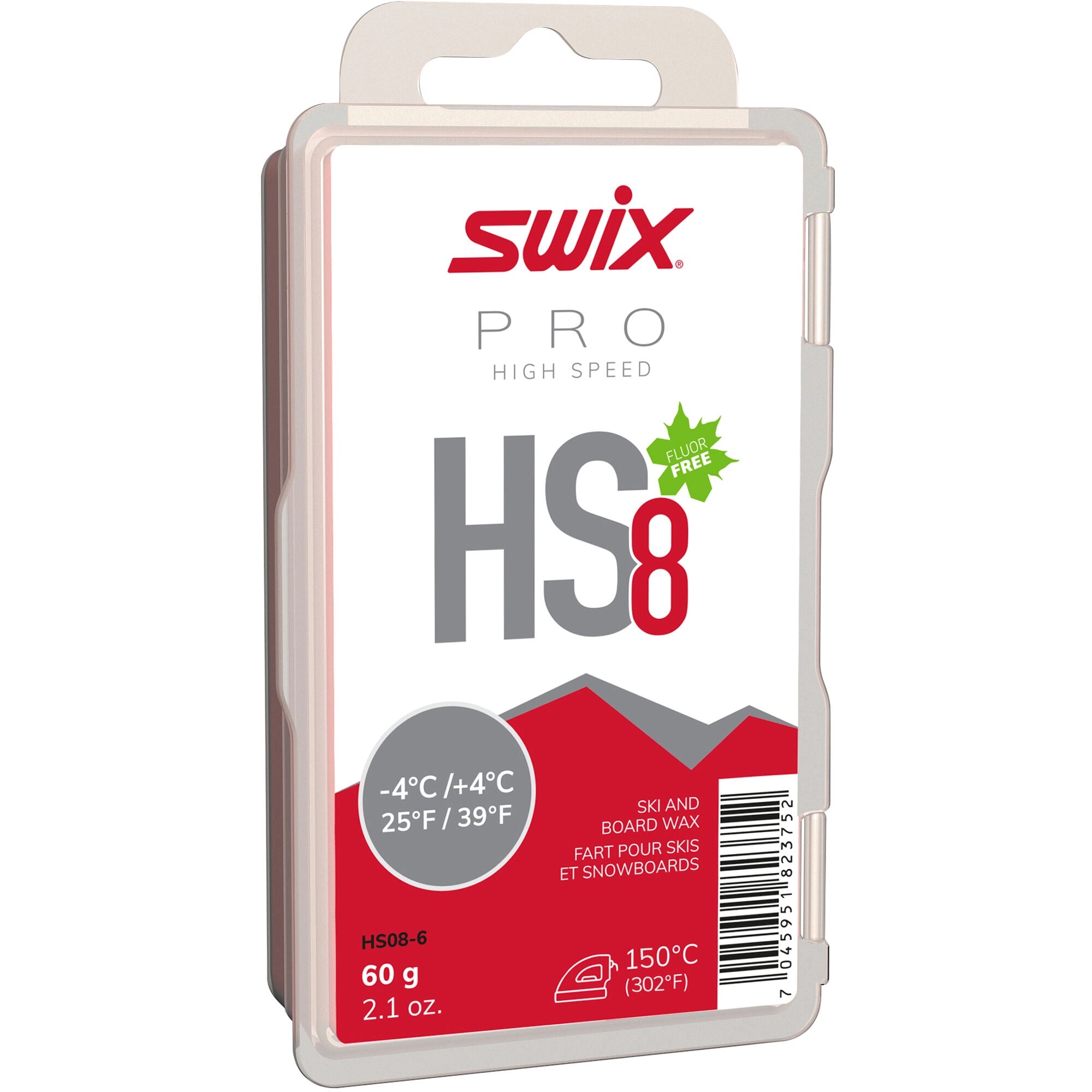 HS8 RED, -4°C/+4°C, 60G