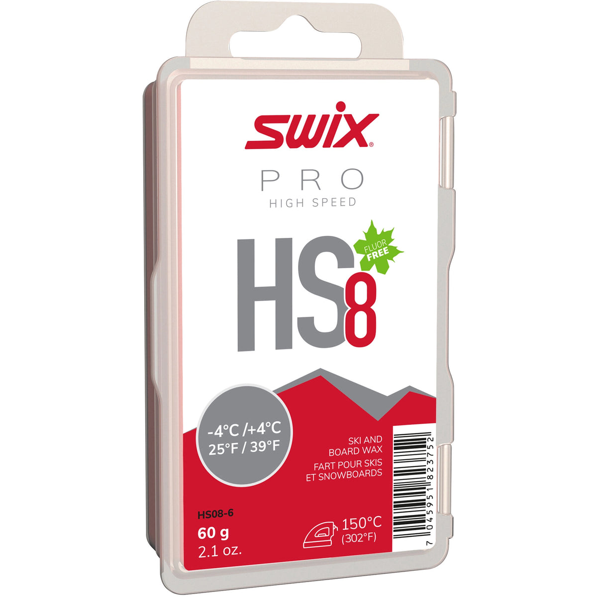 HS8 RED, -4°C/+4°C, 60G
