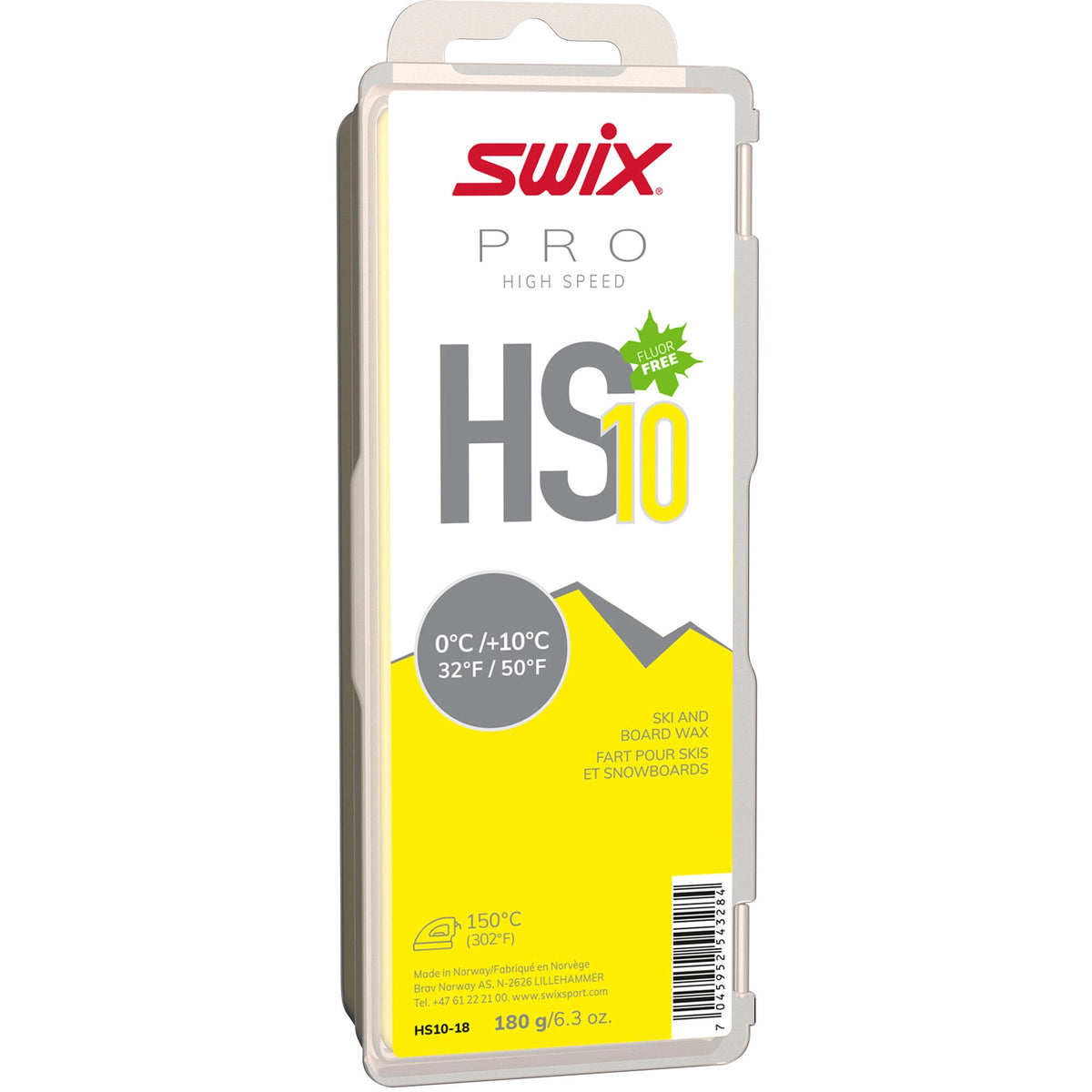 HS10 YELLOW, 0°C/+10°C, 180G