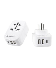 USA TRAVEL ADAPTOR WITH USB + USB C