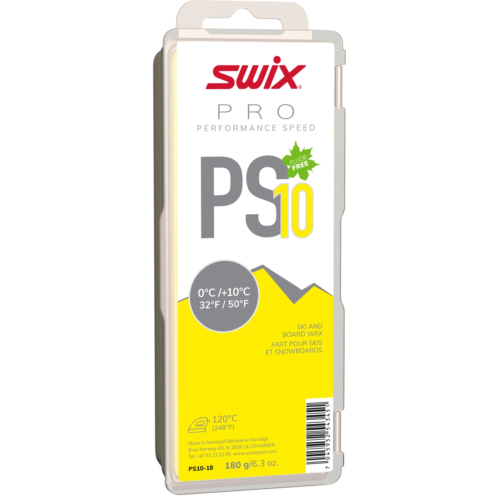 PS10 YELLOW, 0°C/+10°C, 180G