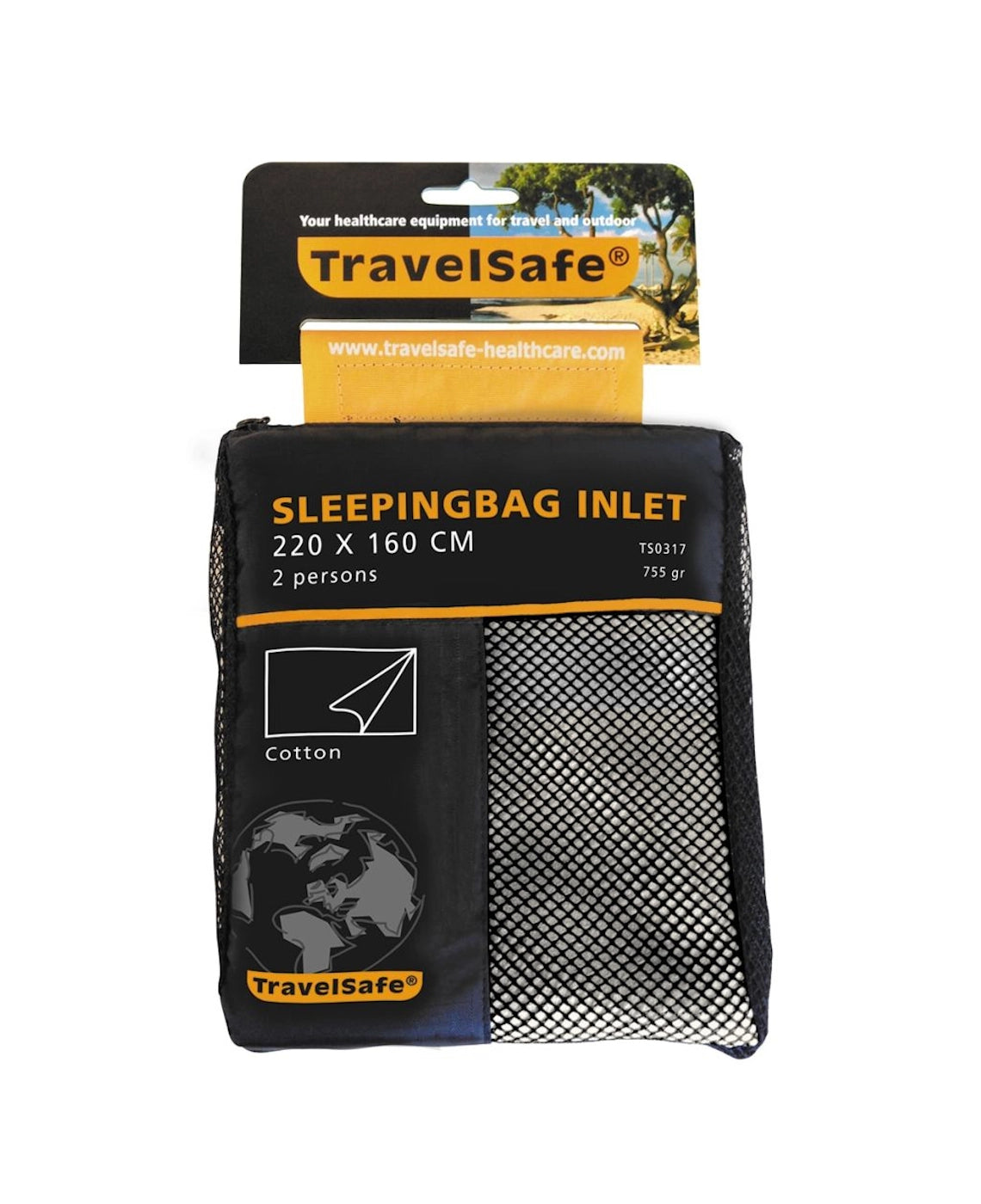 SLEEPINGBAG INLET COTTON 2 PERS.