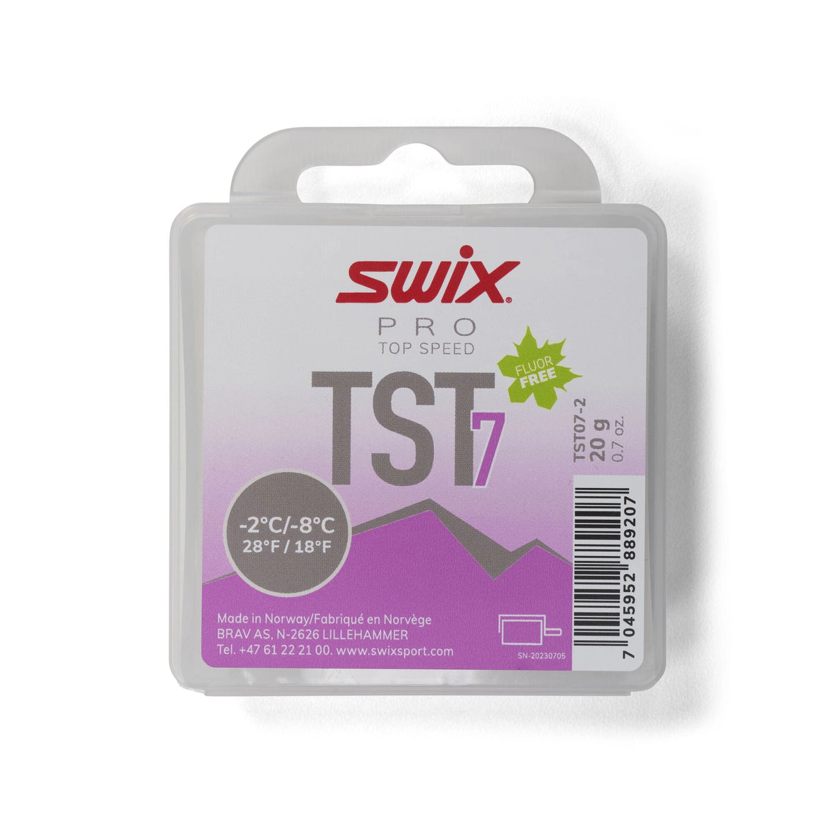 TS7 TURBO VIOLET, -2°C/-7°C, 20G