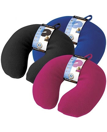 TRAVEL PILLOW FLEECE/SPANDEX
