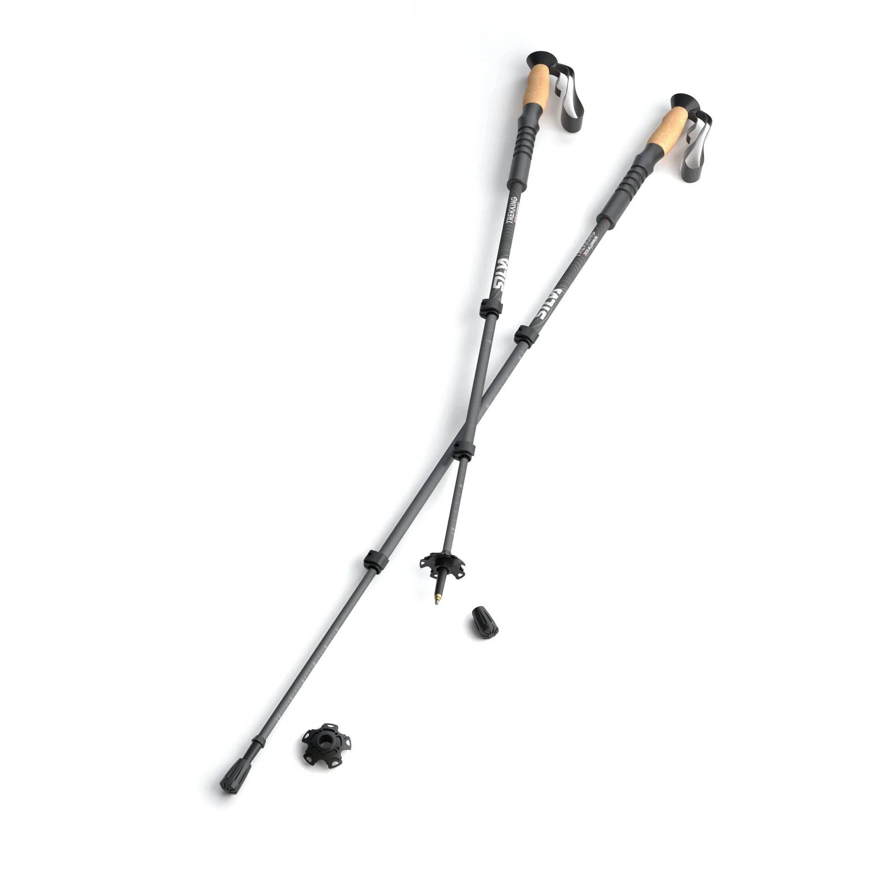 TREKKING POLES ALUMINUM CORK