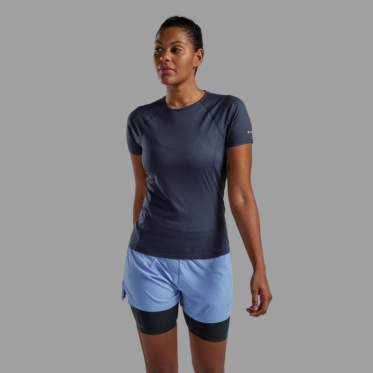 F DART NANO T-SHIRT, ECLIPSE BLUE, XXS