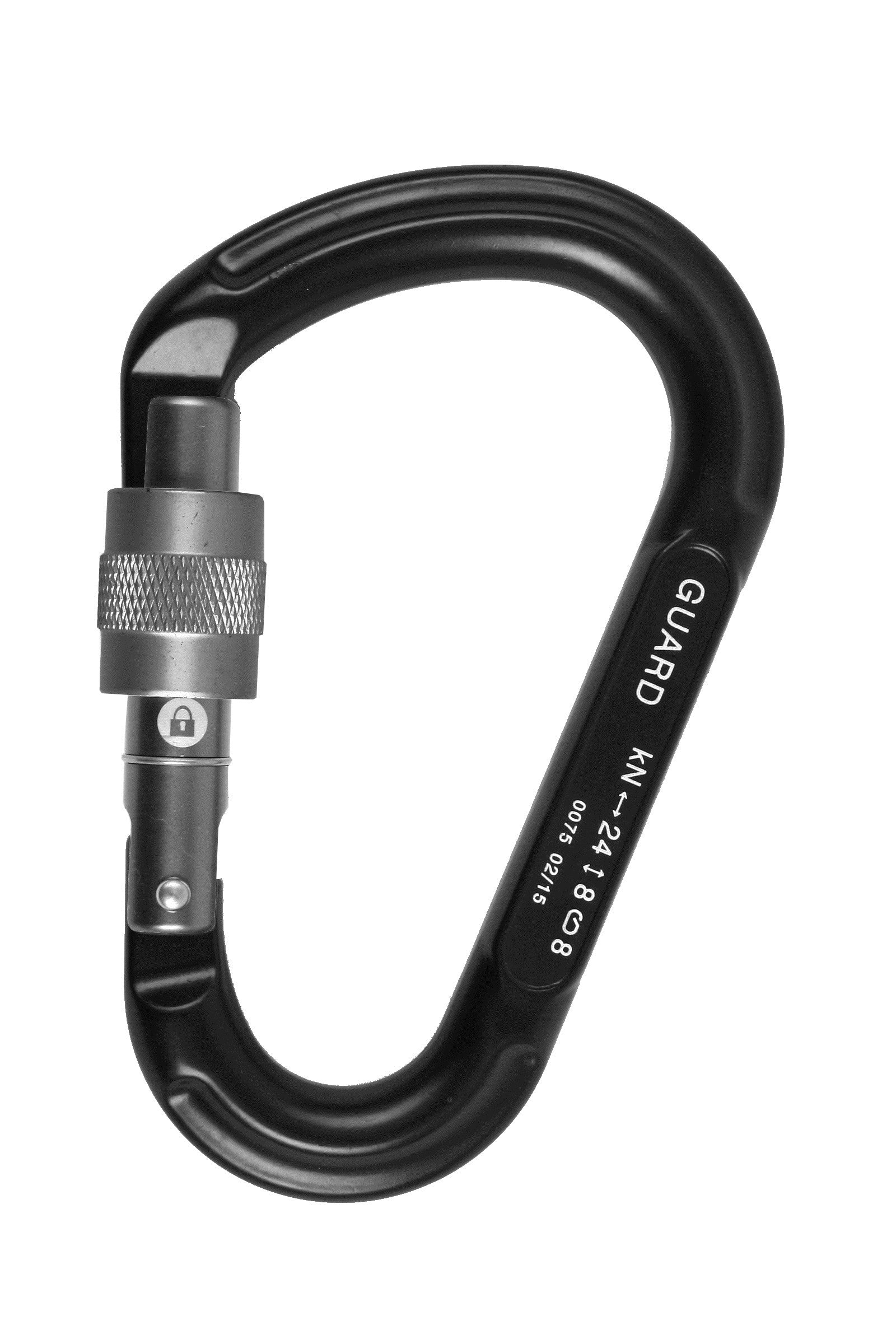 CARABINER GUARD HMS SCREW GATE