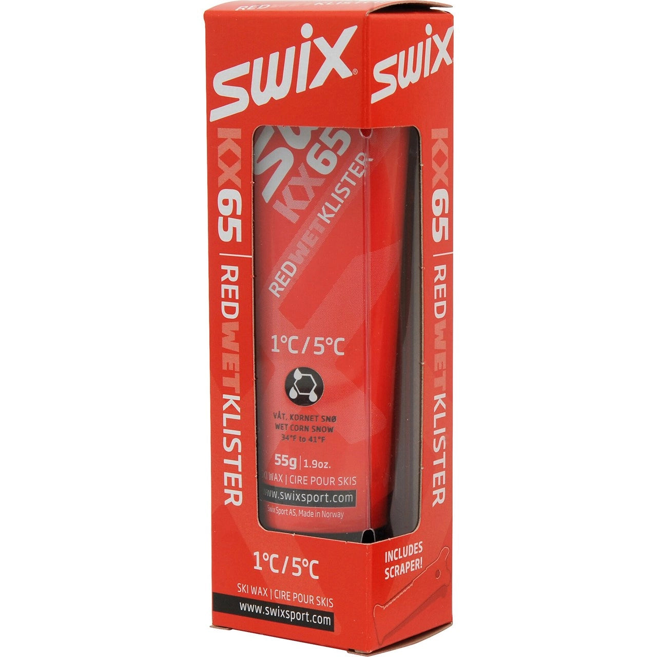 KX65 RED KLISTER +1C TO +5°C, 55G