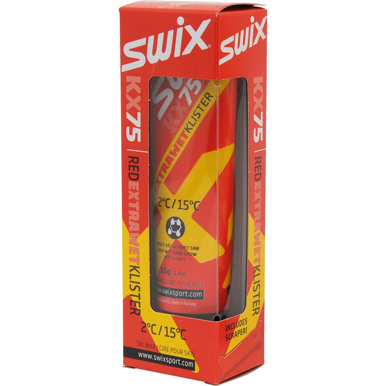 KX75 RED EXTRA WET KLISTER +2C TO +15°C, 55G