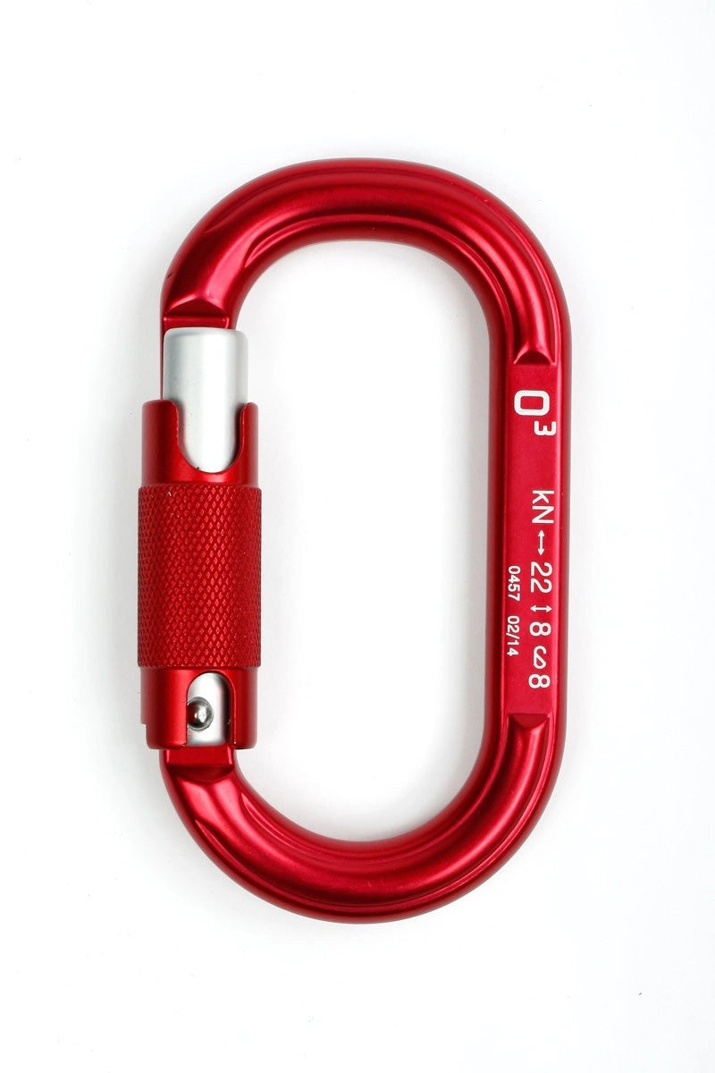 CARABINER O3 OVAL TRIPLE ACTION
