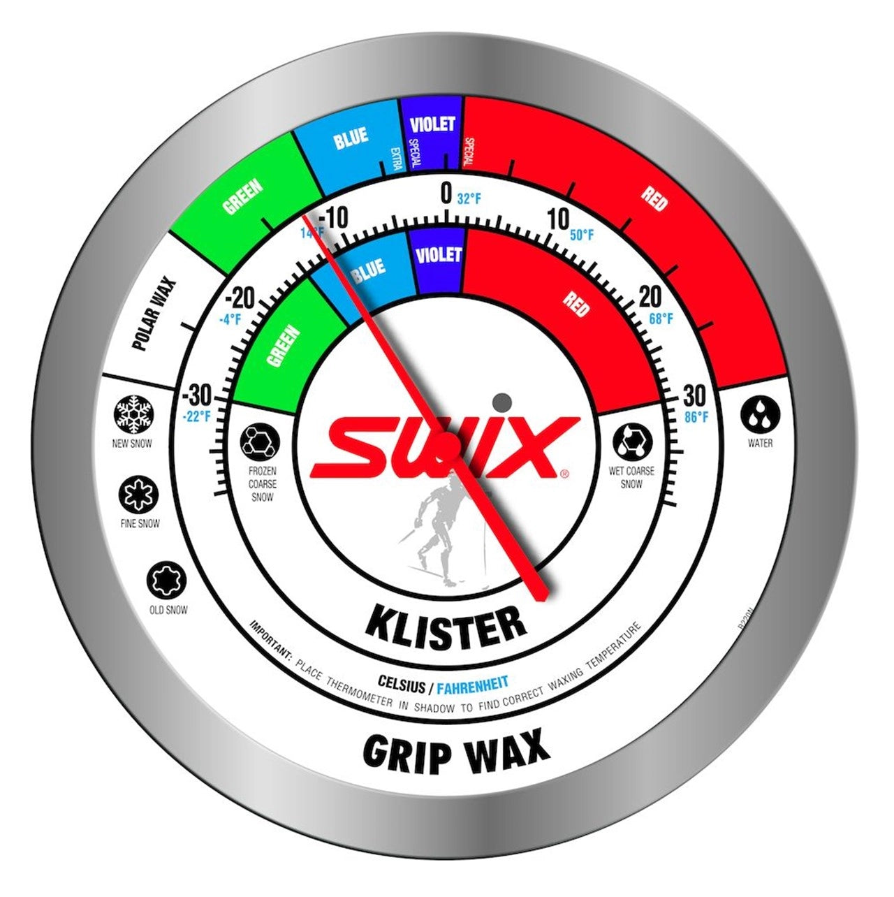 R220 SWIX WALL THERMOMETER, ROUND
