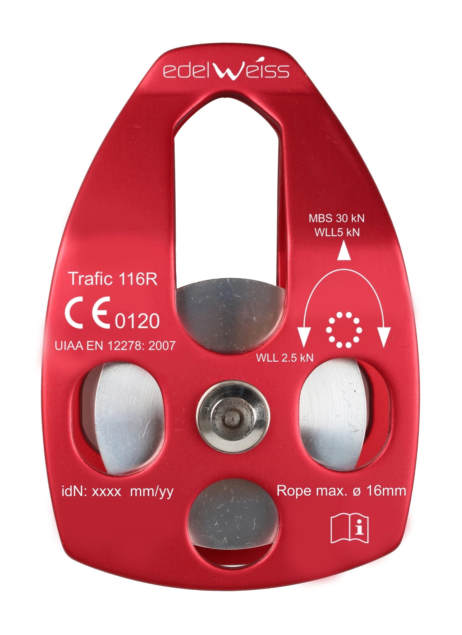 POULIE SIMPLE TRAFIC 116R � ROULEMENTS � BILLES