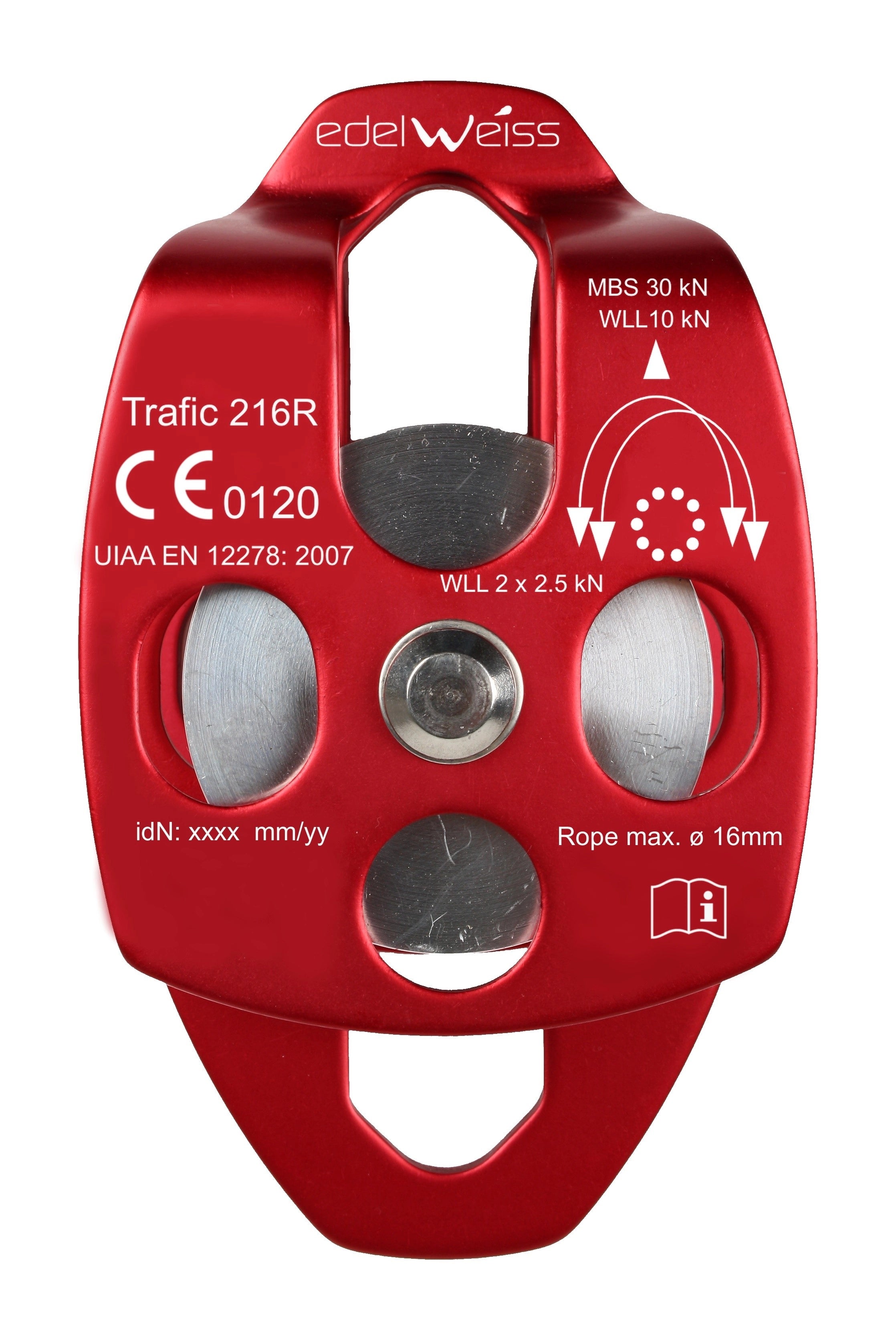 POULIE DOUBLE TRAFIC 216R ROULEMENTS � BILLES